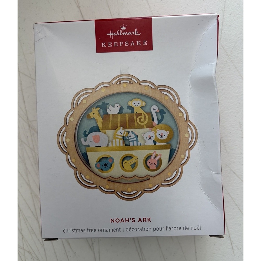 Hallmark Keepsake Noah's Ark Christmas Ornament 2024 New W Box Dmg